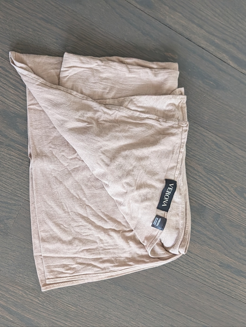 VERONA Soft Tan Jersey Scarf / Hijab / Wrap